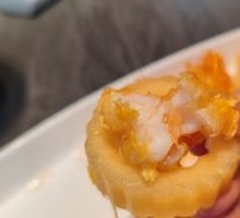 Crispy Rainbow Shrimp with Wasabi