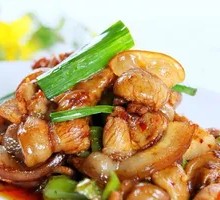 Dry Tofu Stir-fried Pork