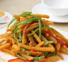 Dry-Fried Lotus Root Strips