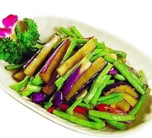 Eggplant and Green Beans Stir-fry