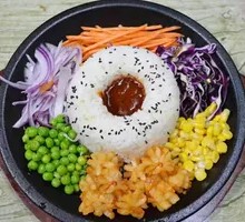 Spicy Squid Iron Plate Fried Rice