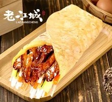 Sweet Soy Sauce Shredded Pork Wrapped in Pancakes