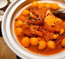 Braised Quail Eggs with Beef Tendon