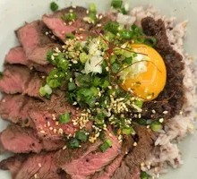 Salted Green Onion Sauce Steak Rice Bowl