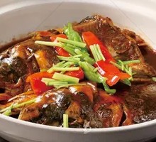 Organic Male Fish Head in Clay Pot