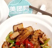 Stir-fried回锅肉 with Tofu Skin