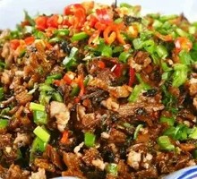 Grandmother's Pickled Vegetable Stir-Fried with Pork Strips