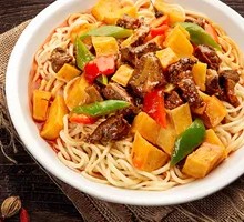 Beef and Potato Noodles