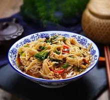 Spicy Sauce Marinated Enoki Mushrooms