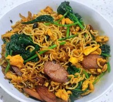 Egg and Ham Fried Noodles