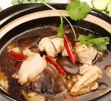 Chicken Stewed with Mushrooms