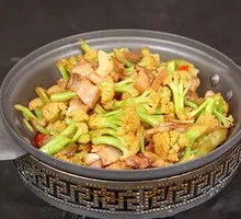 Spicy Cauliflower in Hot Pot