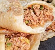 Green Pepper and Pork Roll-up