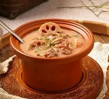 Braised Pork Shank Bone and Lotus Root Soup