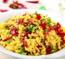 Egg and Intestine Fried Rice