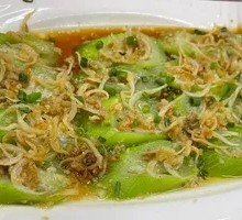 Silver Fish Steamed with Loofah