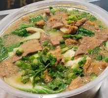 Pork Liver and Pork Meat Noodles