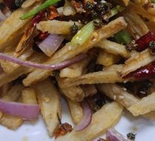 Dry-Fried Lotus Root Strips