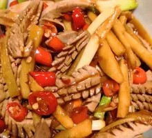 Squid and Pork Kidney Stir-fry