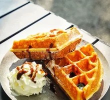Freshly Baked Cream Waffle