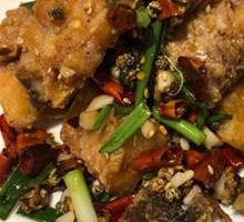 Dry-Fried Glutinous Rice Fish