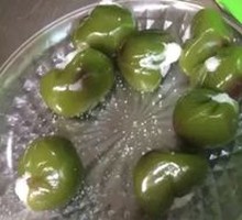 Green rice ball