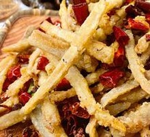 Dry-Fried Lotus Root Strips