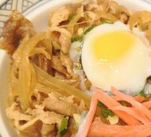 Hot Spring Egg Beef Rice Set
