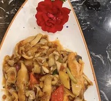 Stir-fried Clams with Ginger and Scallion