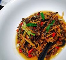 Stir-Fried Eel Strips