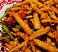 Dry-Fried Lotus Root Strips