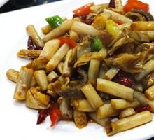 Pickled Lotus Root Stems Stir-Fried with Pig's Trotter