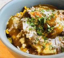 Curry Lamb Cheese Baked Rice