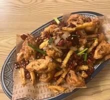 Spicy Dry-Fried Chicken Wings