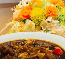 Black Garlic Sea Urchin Braised Catfish