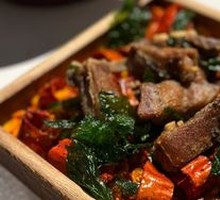 Lamb Ribs Slow-Cooked at Low Temperature and Then Grilled Fresh