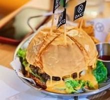 Waterfall Cheese Handmade Beef Burger