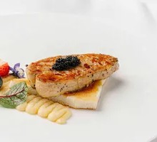 Foie Gras with Caramelized Apple Puree