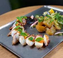 Charcoal-Grilled Octopus Legs