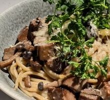 Wild Mushroom Flat Noodles