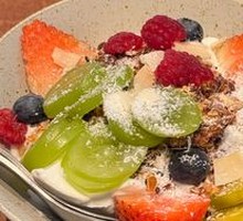 Homemade Baked Grain Thick Yogurt Bowl