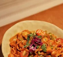 Pan-Seared Scallop Handmade Spicy Pasta