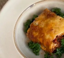 Moussaka Eggplant Stack