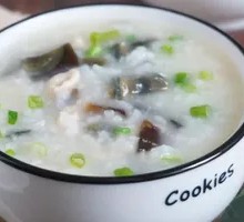 Century Egg and Pork Porridge