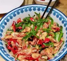 Stir-Fried River Shrimp