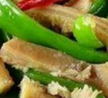 Green Pepper Beef Tripe Strips