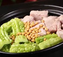 Yellow Bean Bitter Melon Pork Rib Soup