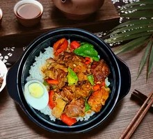 Sauce Braised Spare Ribs Baozai Rice