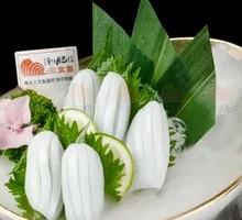 Striped Squid Sashimi