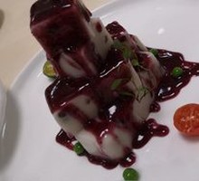Blueberry Red Bean Yam Dessert